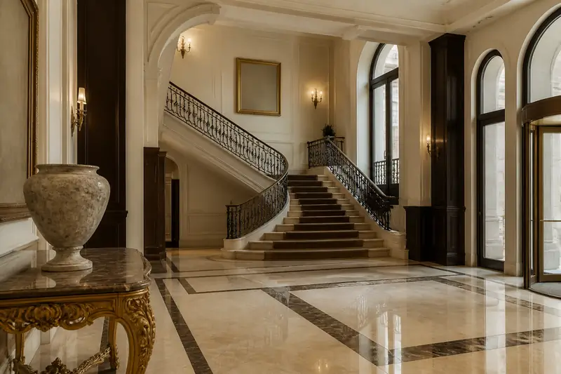 Schodiště paláce Crown Residence